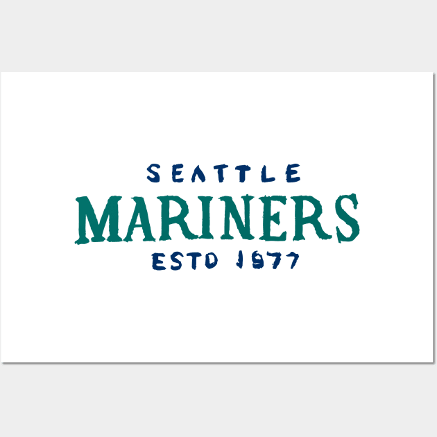 Seattle Marineeeers 03 Wall Art by Very Simple Graph